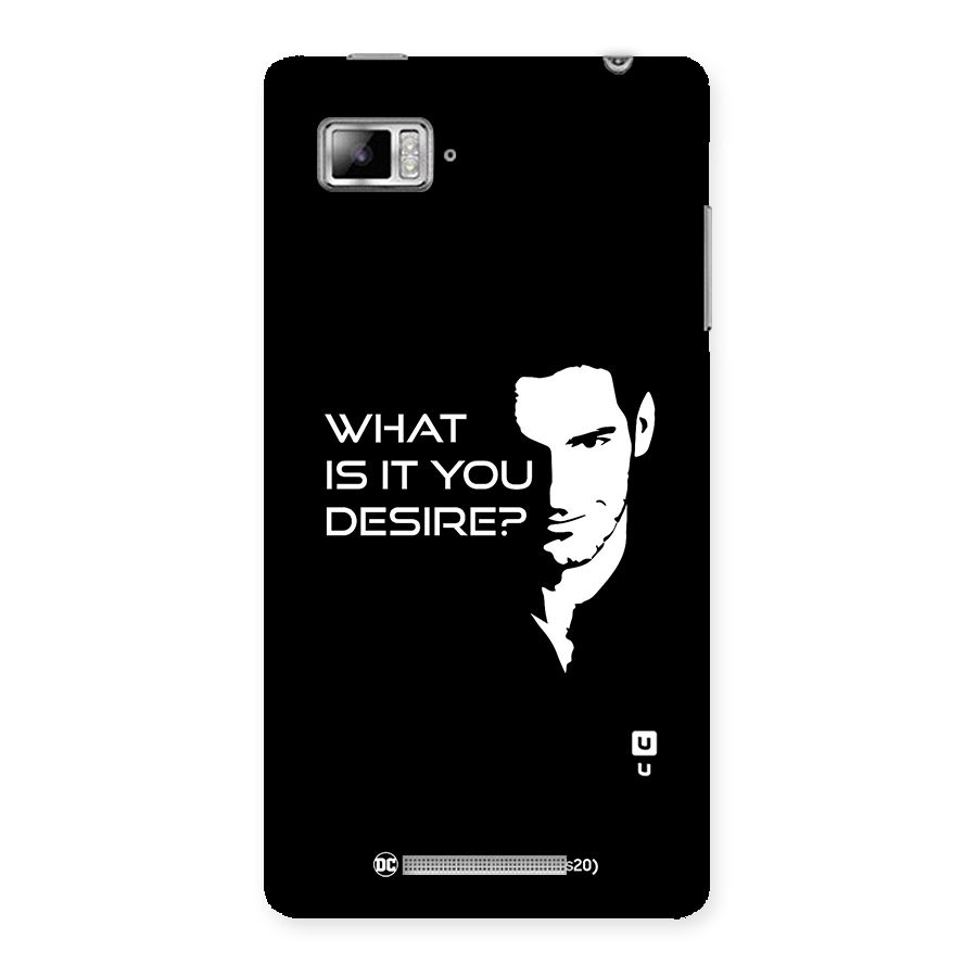 What Do You Desire Back Case for Lenovo Vibe Z K910