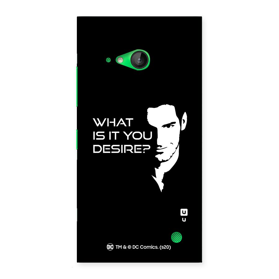 What Do You Desire Back Case for Lumia 730
