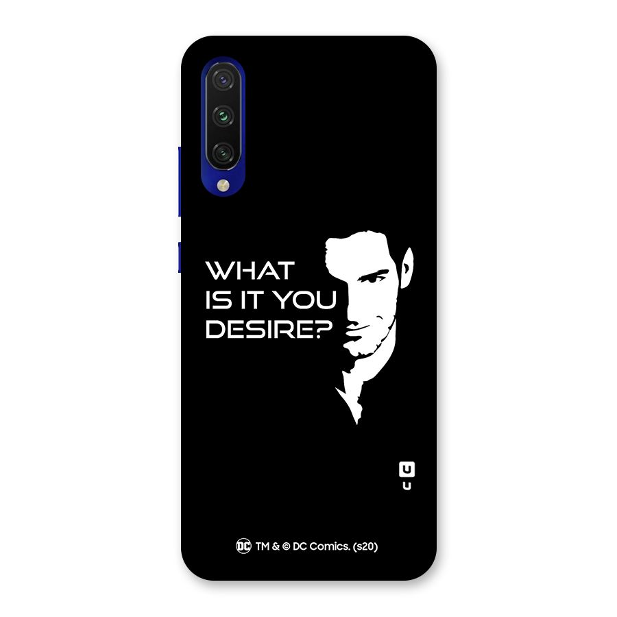 What Do You Desire Back Case for Mi A3