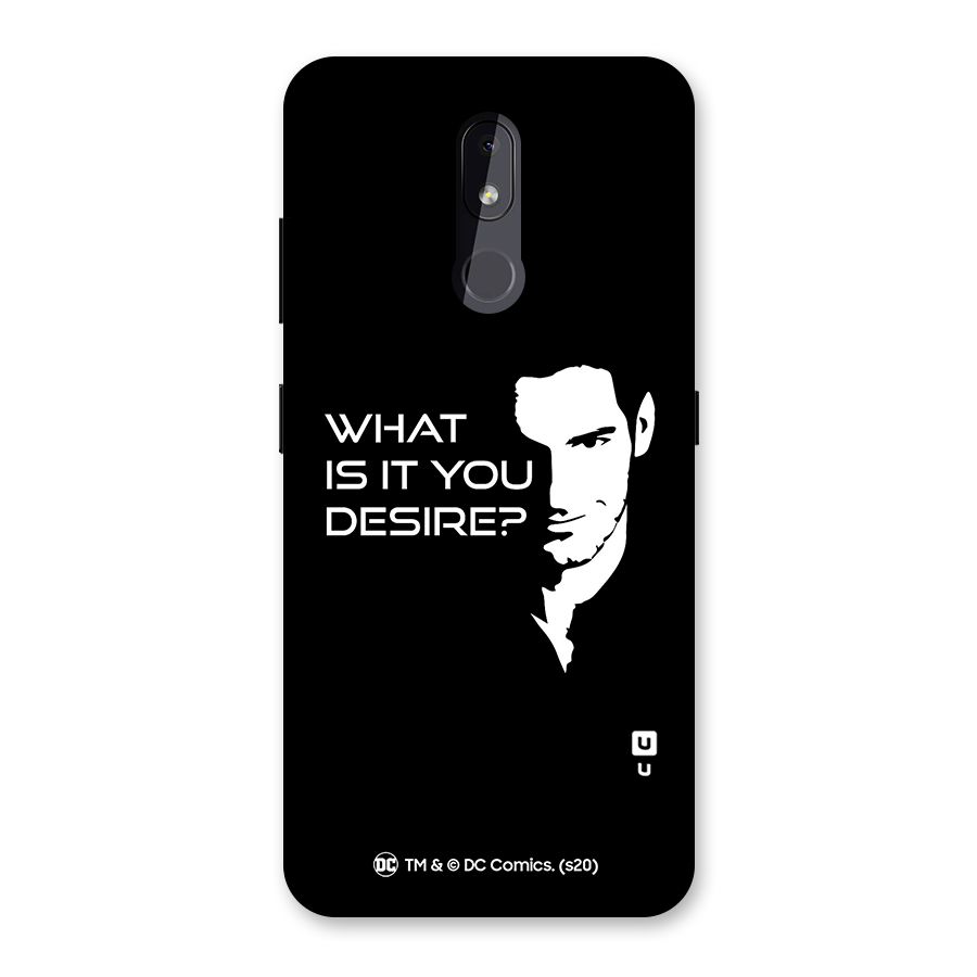 What Do You Desire Back Case for Nokia 3.2