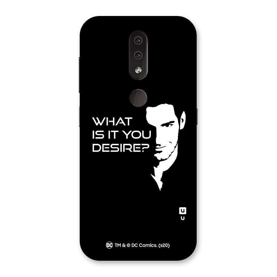 What Do You Desire Back Case for Nokia 4.2
