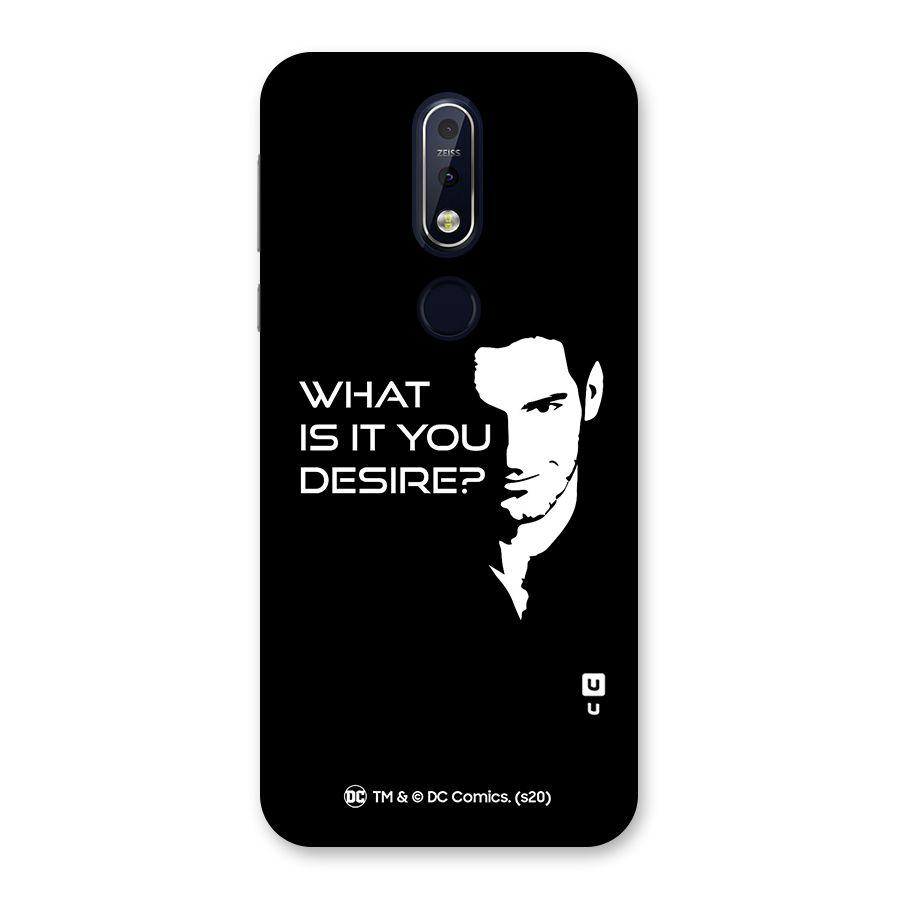 What Do You Desire Back Case for Nokia 7.1