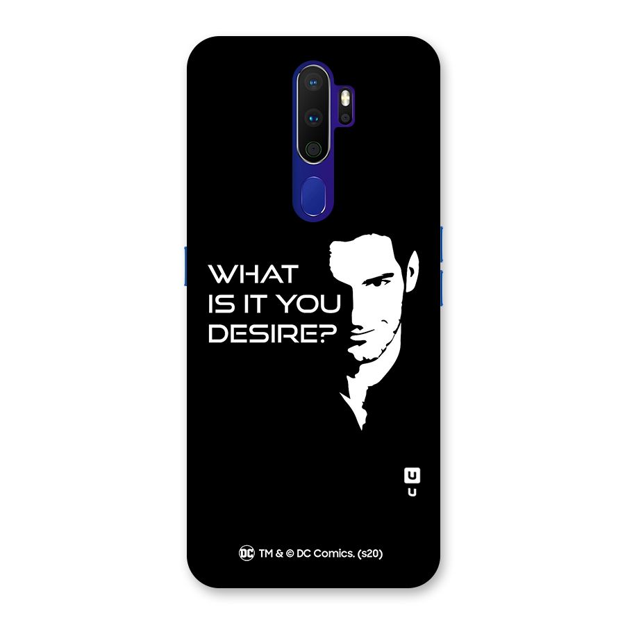 What Do You Desire Back Case for Oppo A9 (2020)