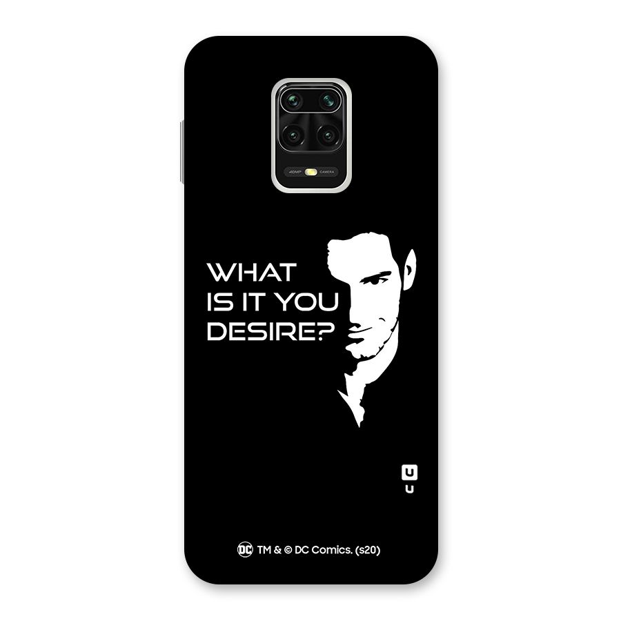 What Do You Desire Back Case for Poco M2 Pro