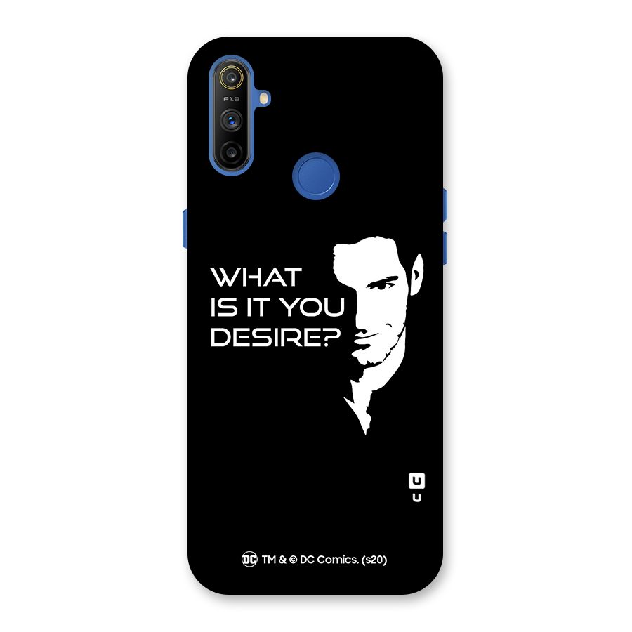 What Do You Desire Back Case for Realme Narzo 10A