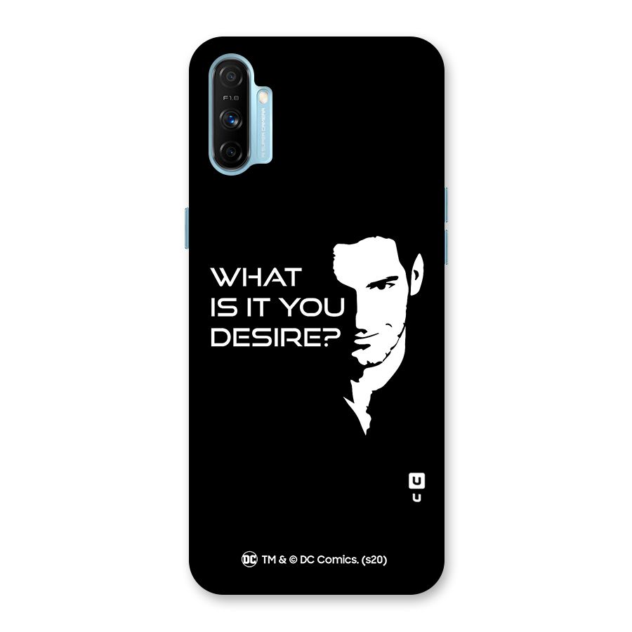 What Do You Desire Back Case for Realme Narzo 20A