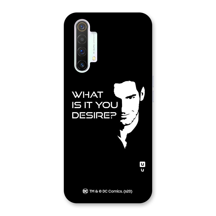 What Do You Desire Back Case for Realme X3