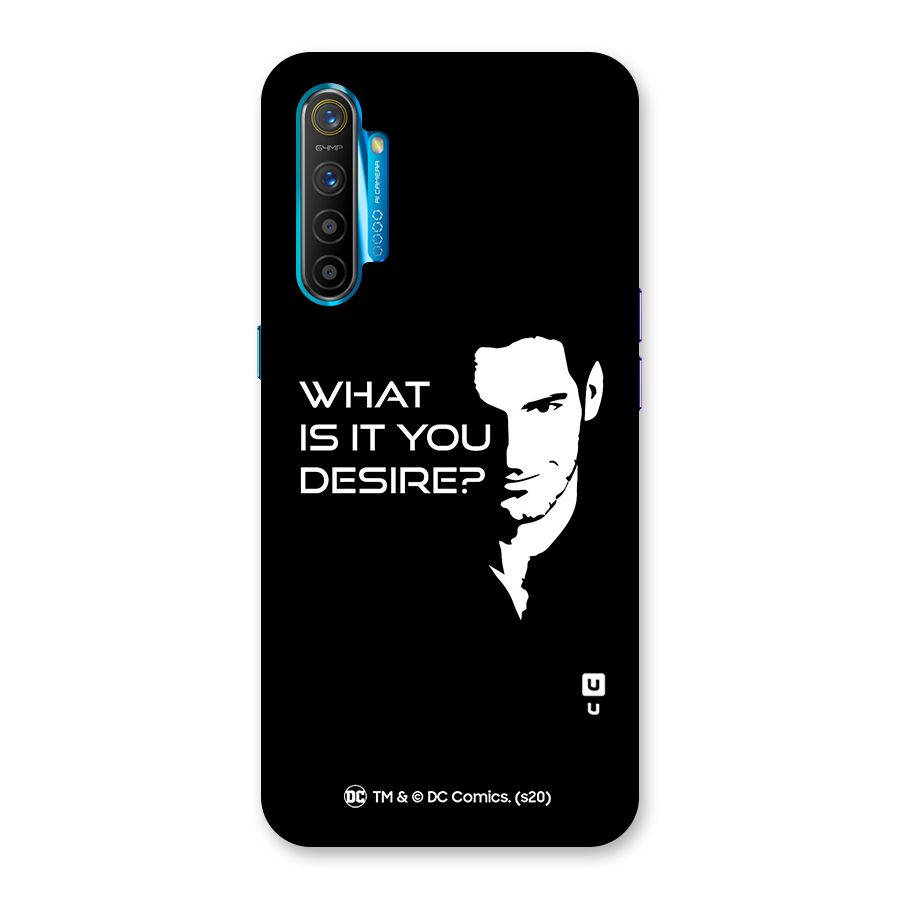 What Do You Desire Back Case for Realme XT