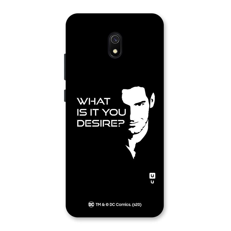 What Do You Desire Back Case for Redmi 8A