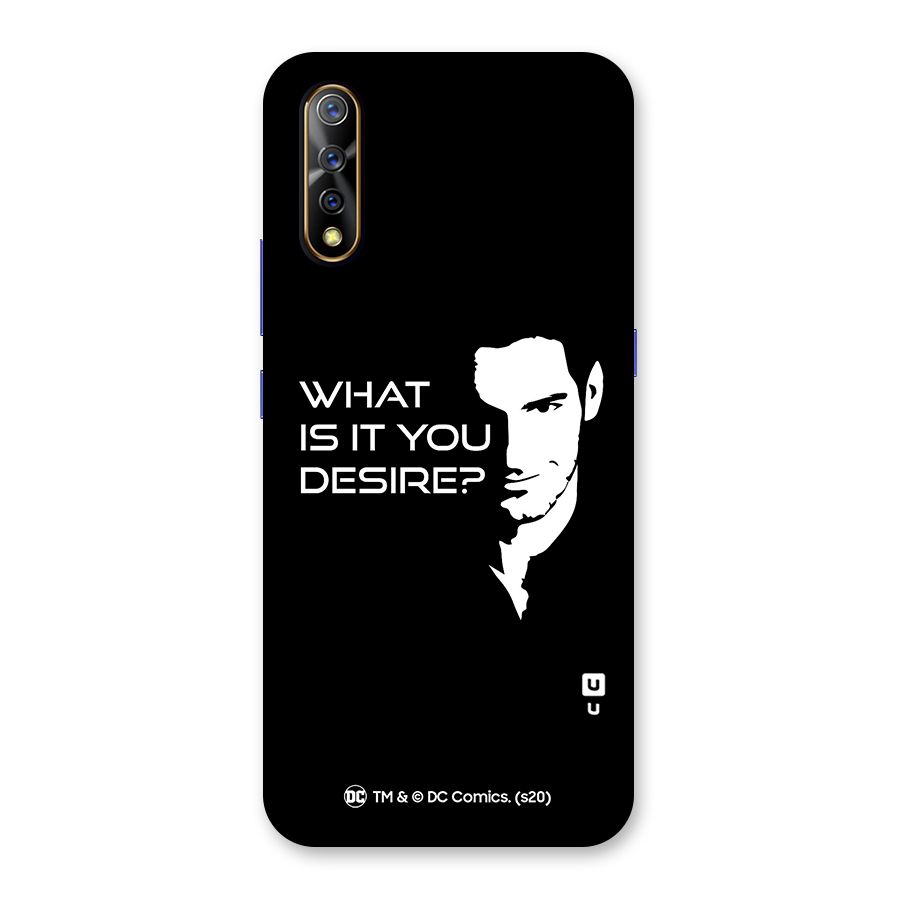 What Do You Desire Back Case for Vivo S1