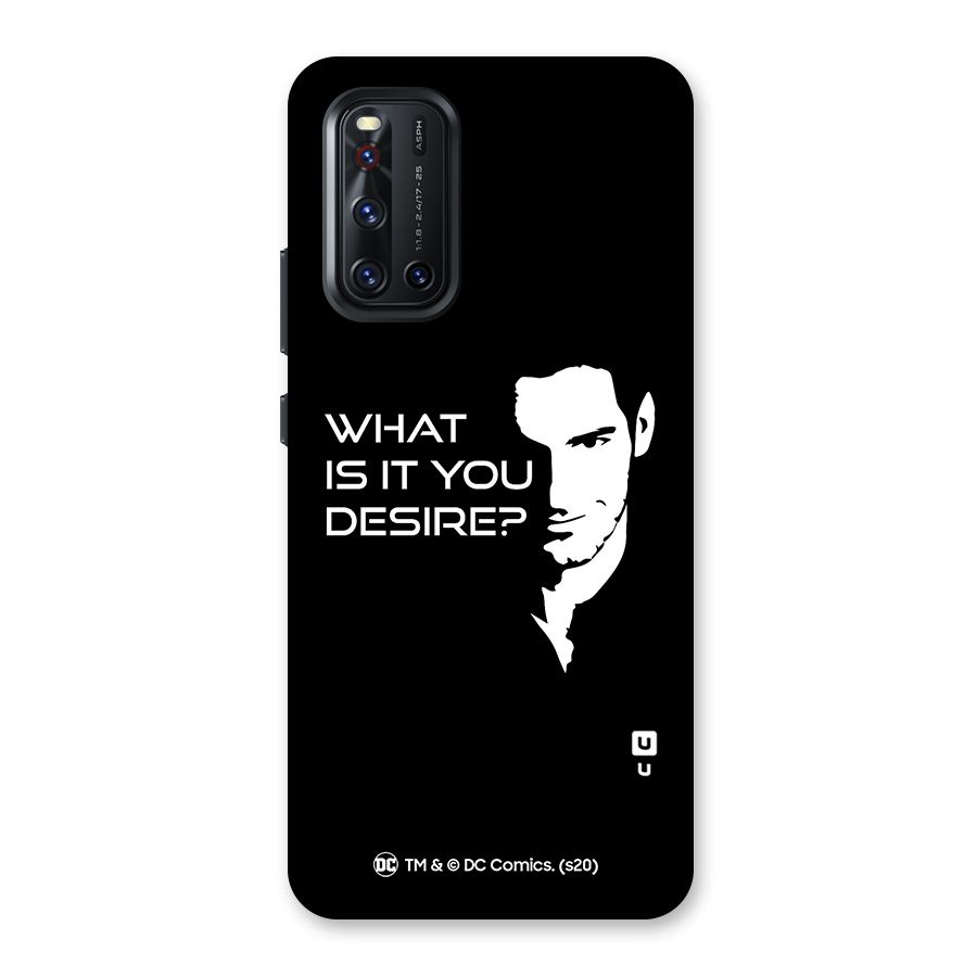 What Do You Desire Back Case for Vivo V19