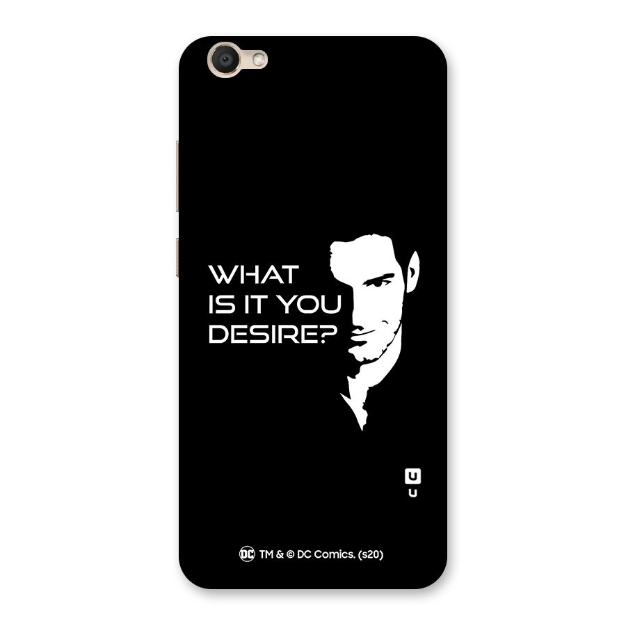 What Do You Desire Back Case for Vivo V5
