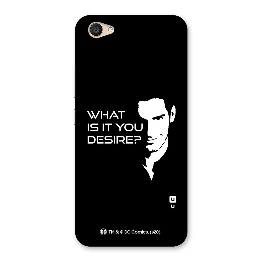 What Do You Desire Back Case for Vivo V5 Plus