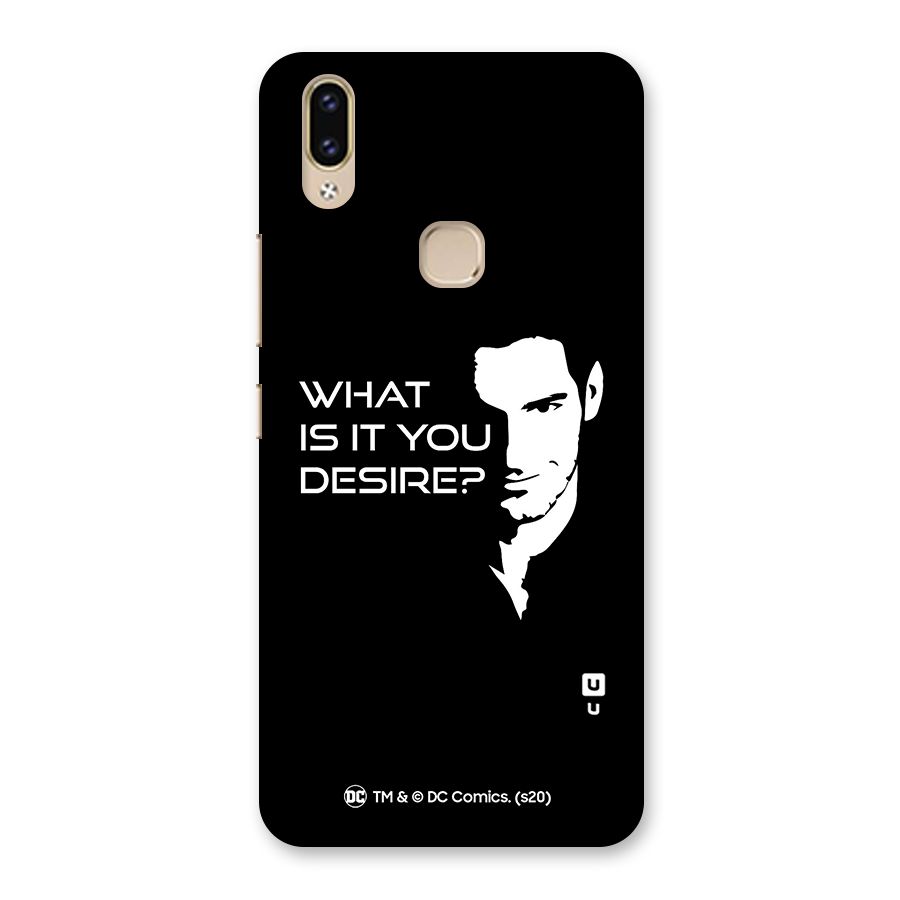 What Do You Desire Back Case for Vivo V9 Youth