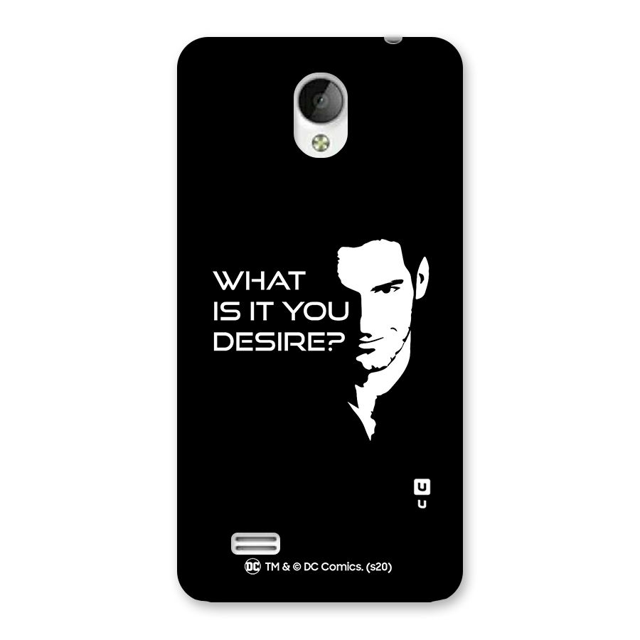 What Do You Desire Back Case for Vivo Y21