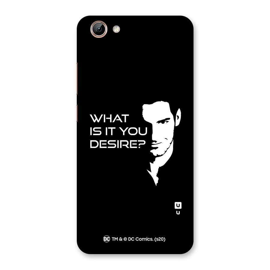 What Do You Desire Back Case for Vivo Y71