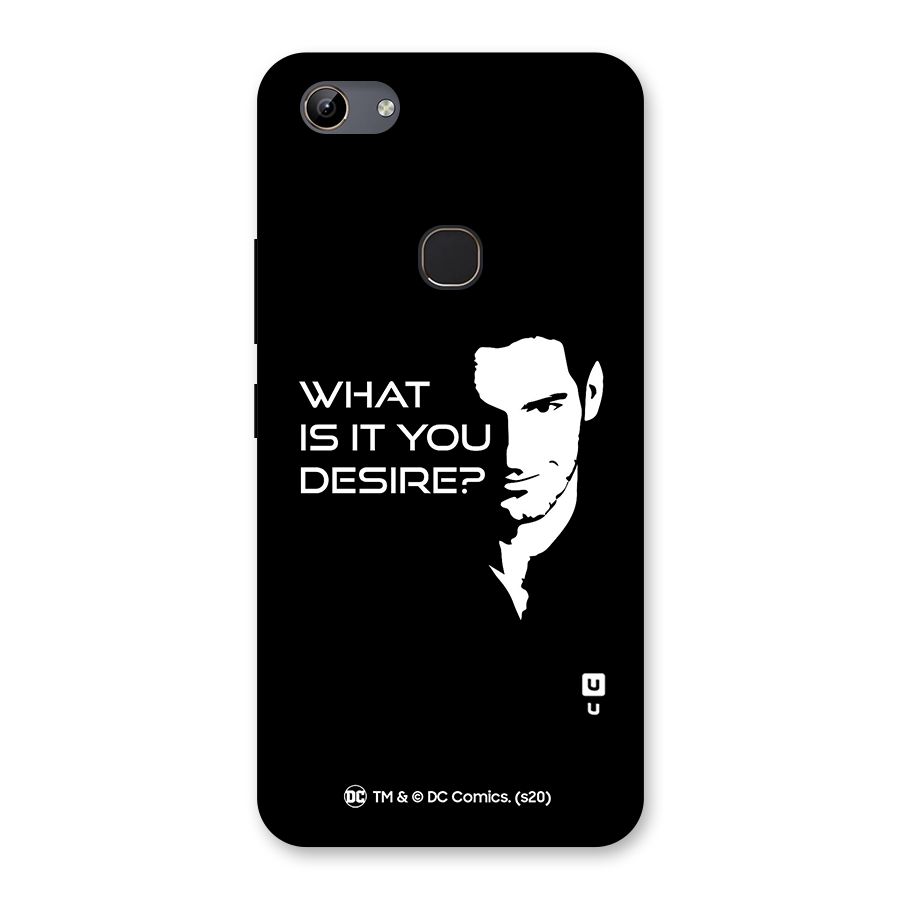 What Do You Desire Back Case for Vivo Y81