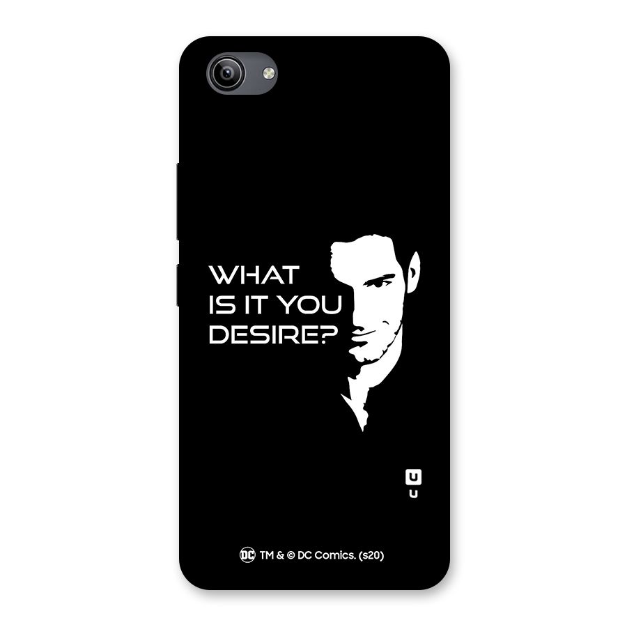 What Do You Desire Back Case for Vivo Y81i