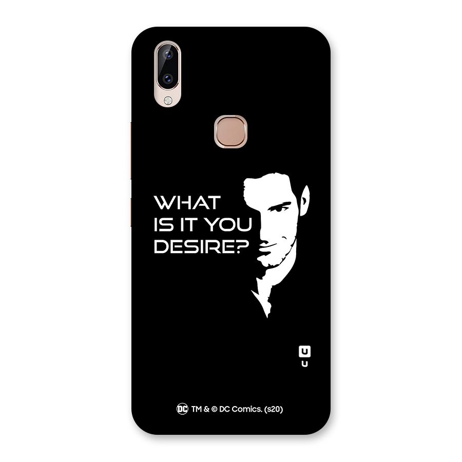 What Do You Desire Back Case for Vivo Y83 Pro