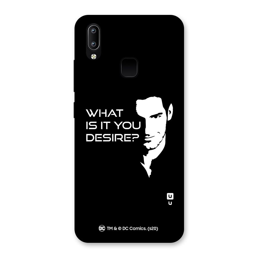 What Do You Desire Back Case for Vivo Y93