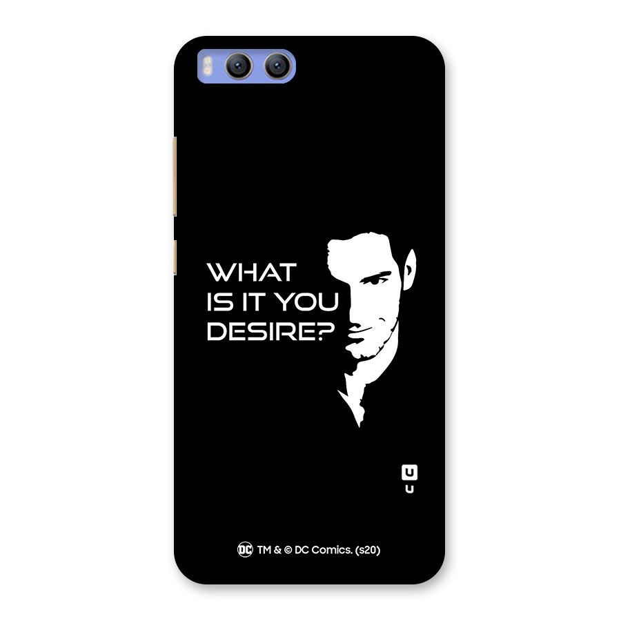 What Do You Desire Back Case for Xiaomi Mi 6