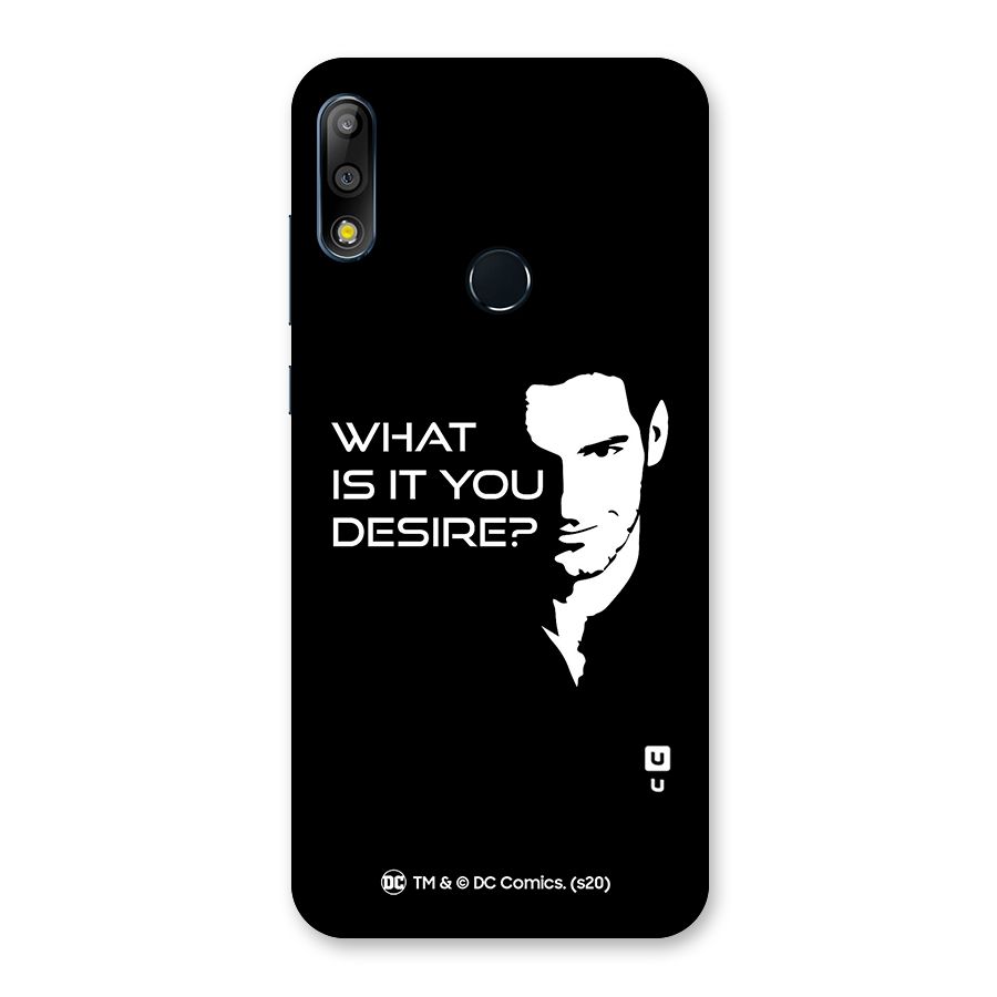 What Do You Desire Back Case for Zenfone Max Pro M2