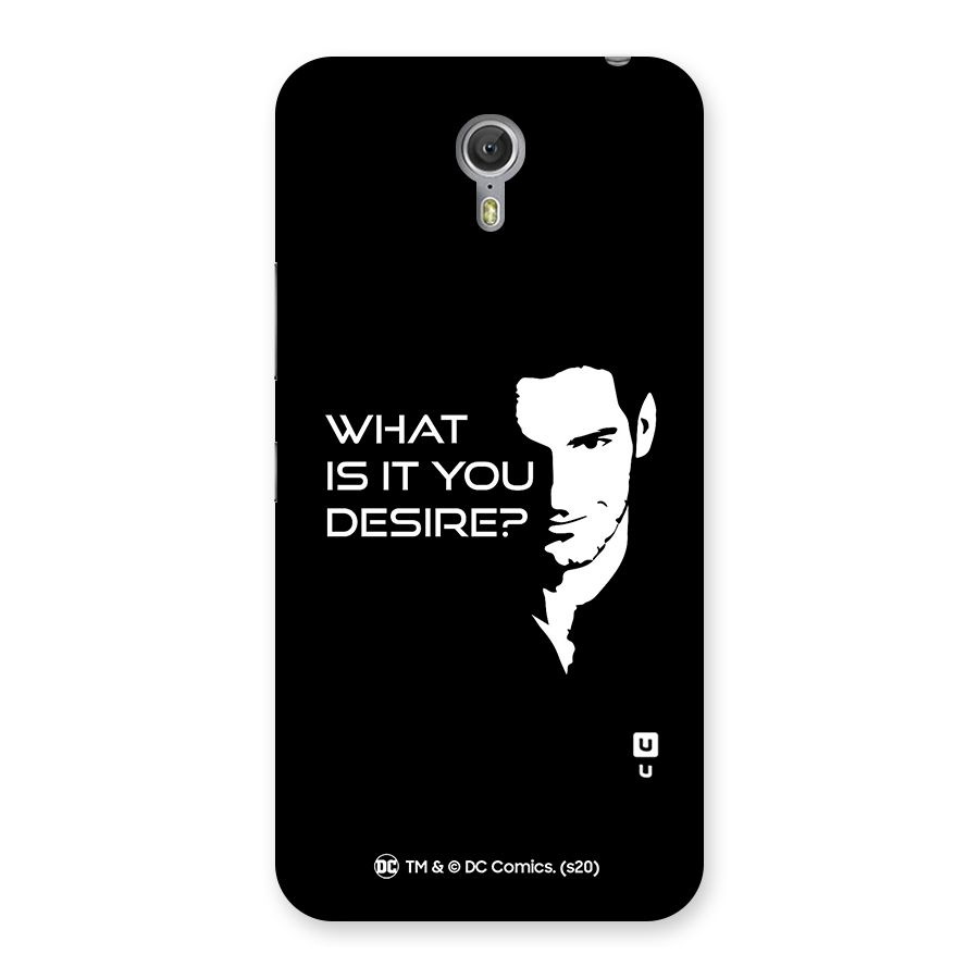 What Do You Desire Back Case for Zuk Z1