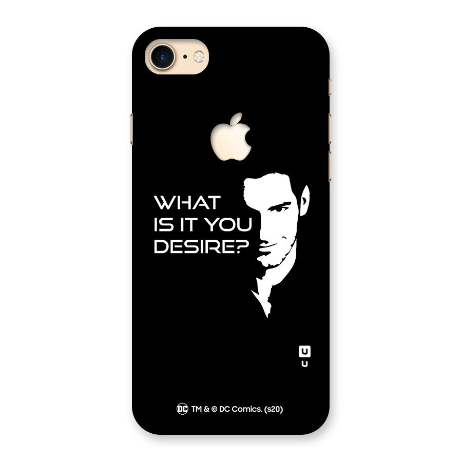 What Do You Desire Back Case for iPhone 7 Apple Cut