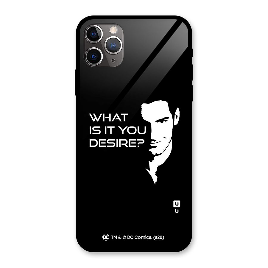 What Do You Desire Glass Back Case for iPhone 11 Pro Max