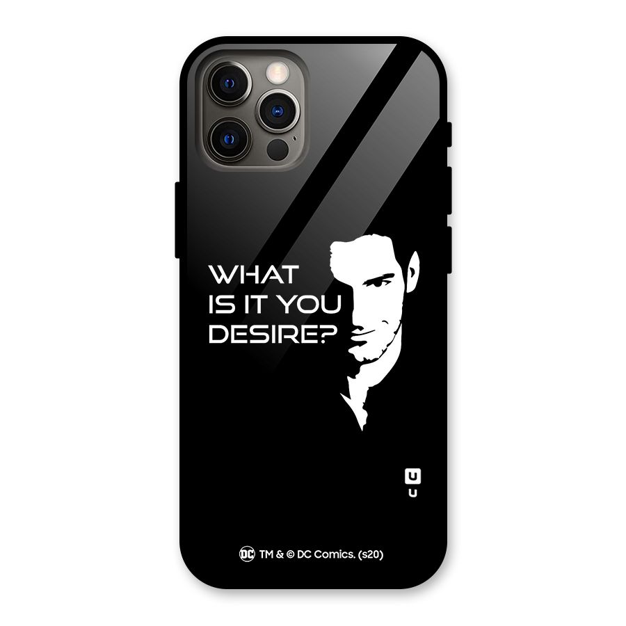 What Do You Desire Glass Back Case for iPhone 12 Pro