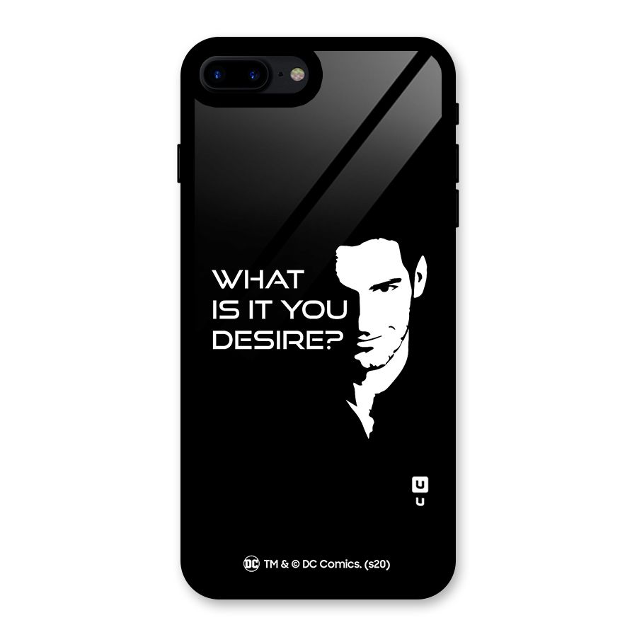 What Do You Desire Glass Back Case for iPhone 8 Plus