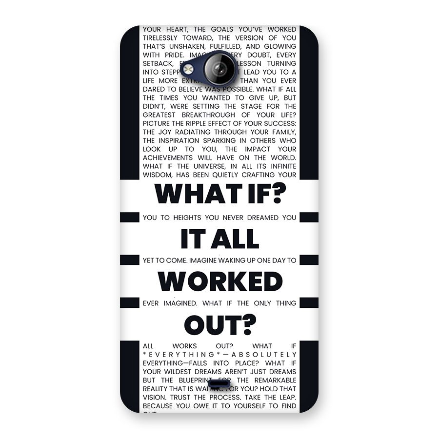 What If Back Case for Canvas Play Q355