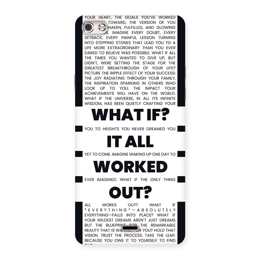 What If Back Case for Canvas Silver 5