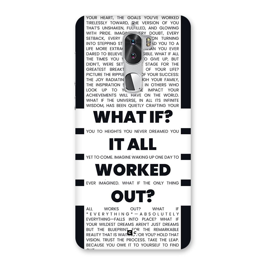 What If Back Case for Coolpad Cool 1