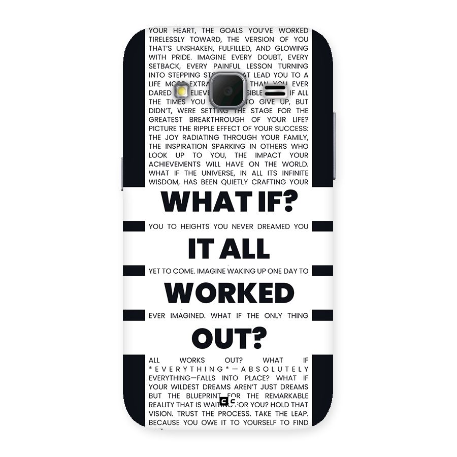 What If Back Case for Galaxy Core Prime