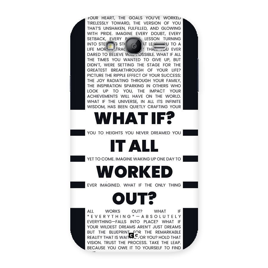 What If Back Case for Galaxy Grand Neo Plus
