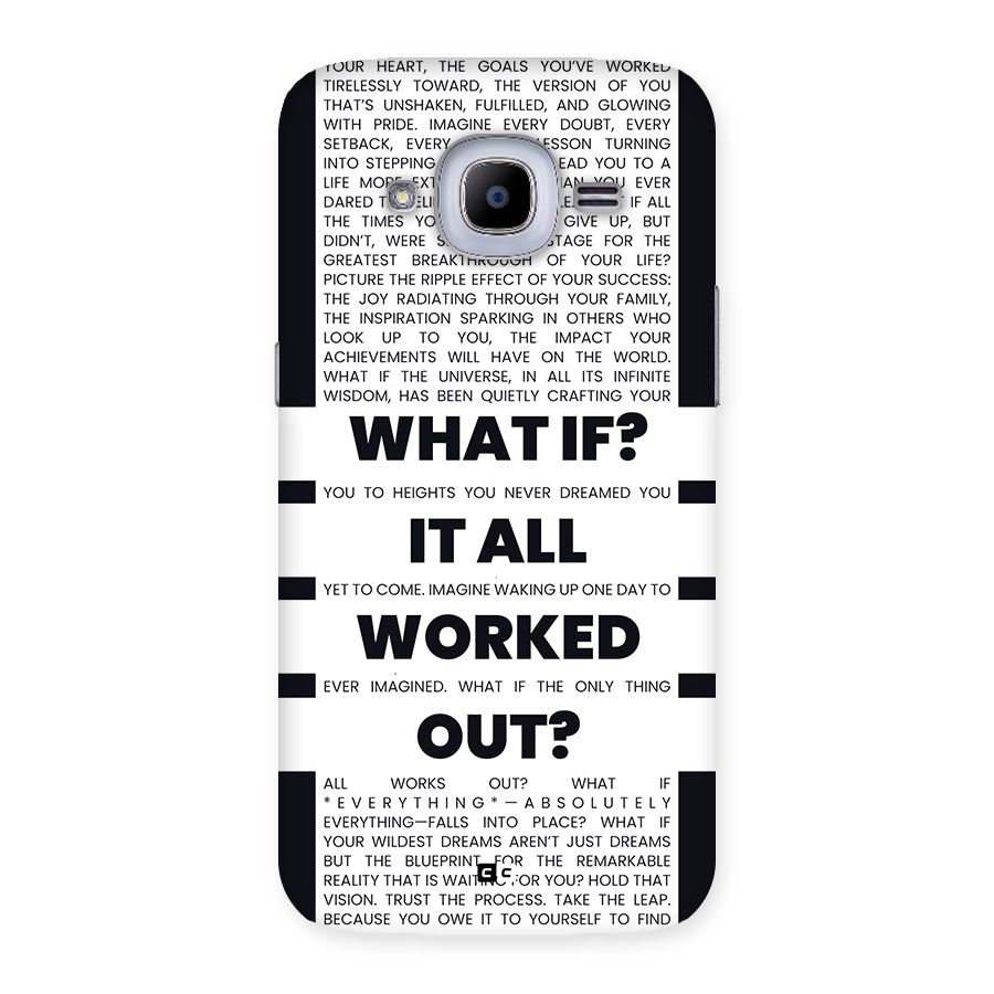 What If Back Case for Galaxy J2 2016