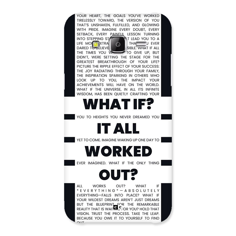 What If Back Case for Galaxy J5