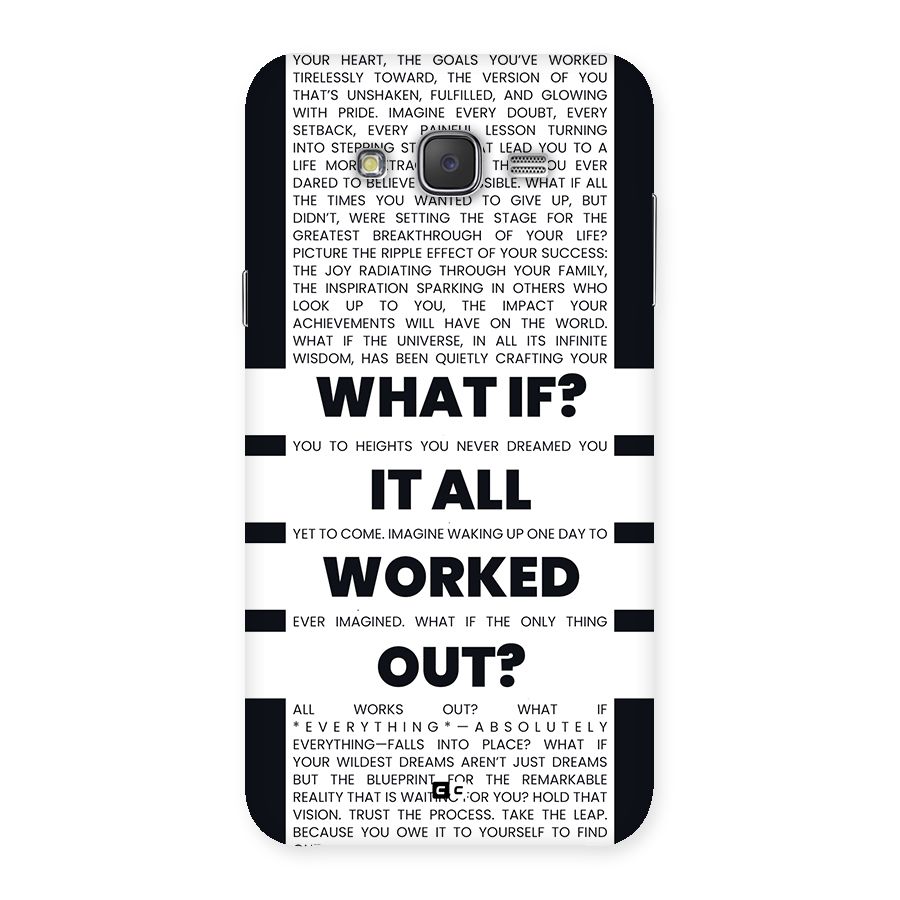 What If Back Case for Galaxy J7
