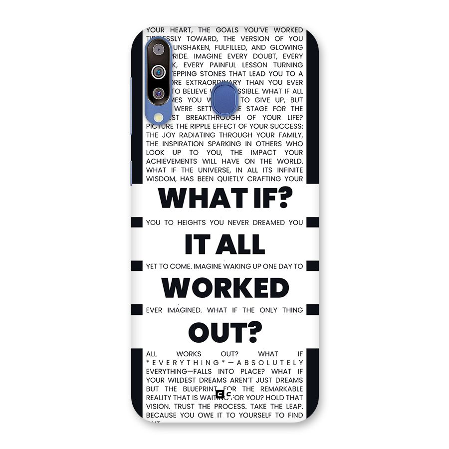 What If Back Case for Galaxy M30