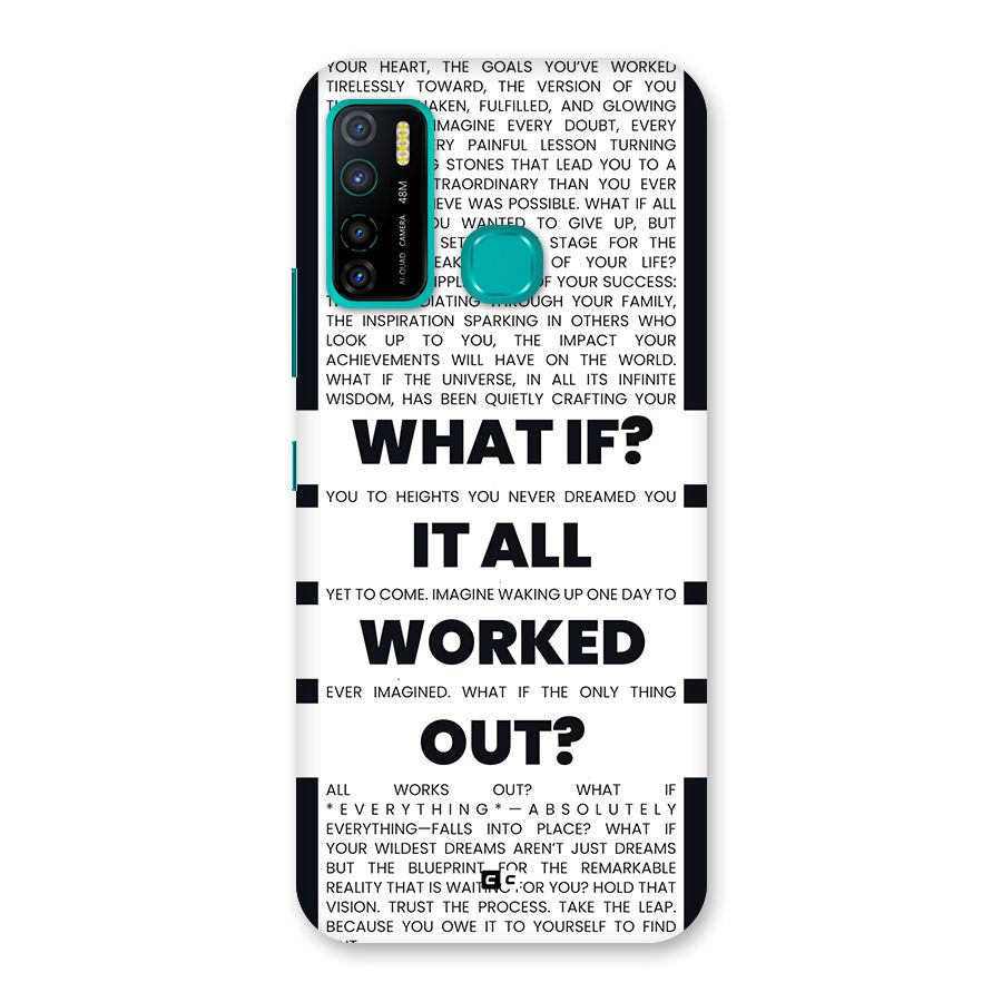 What If Back Case for Infinix Hot 9 Pro
