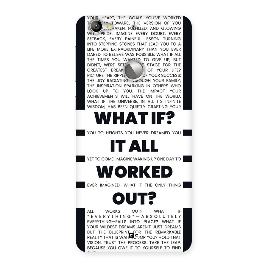 What If Back Case for Le 1S
