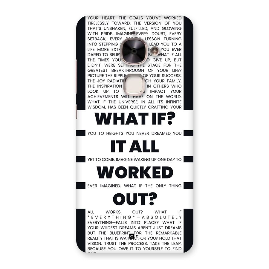 What If Back Case for Le 2