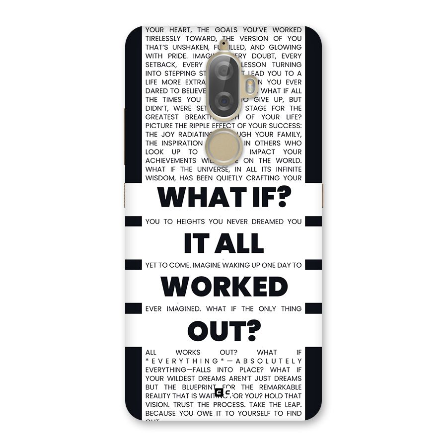 What If Back Case for Lenovo K8 Plus
