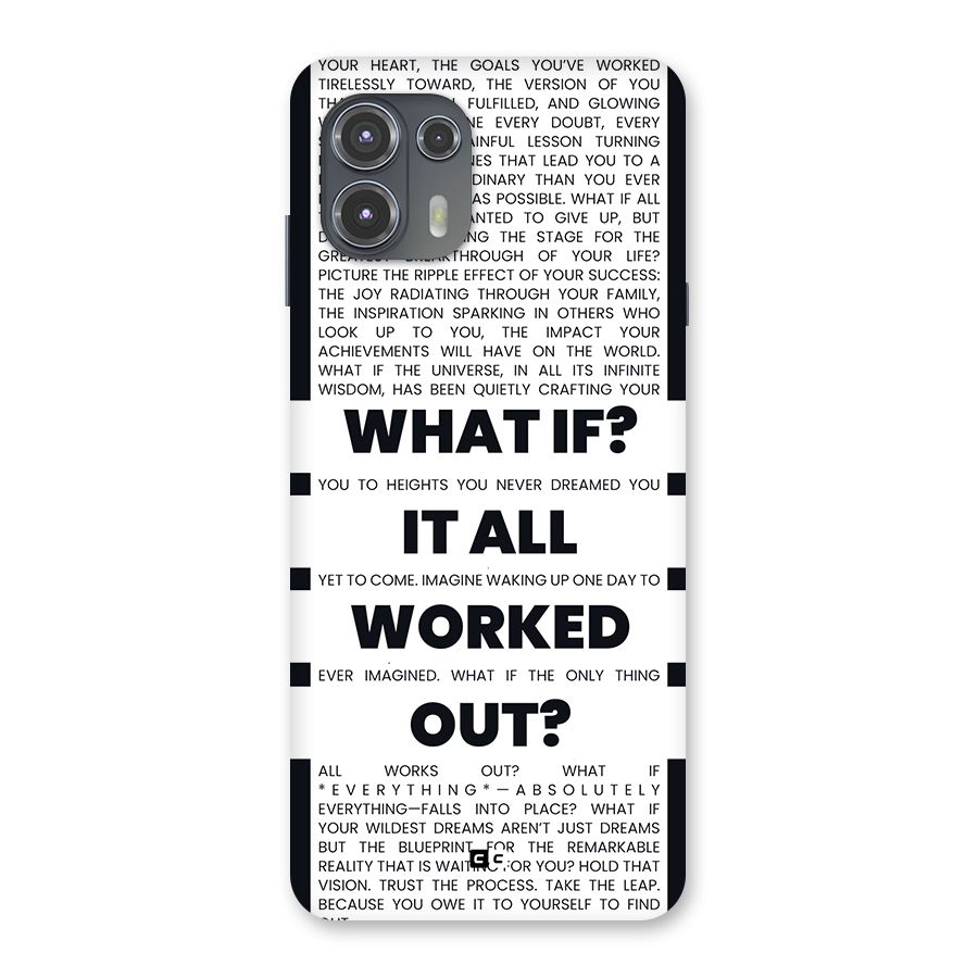 What If Back Case for Motorola Edge 20 Fusion
