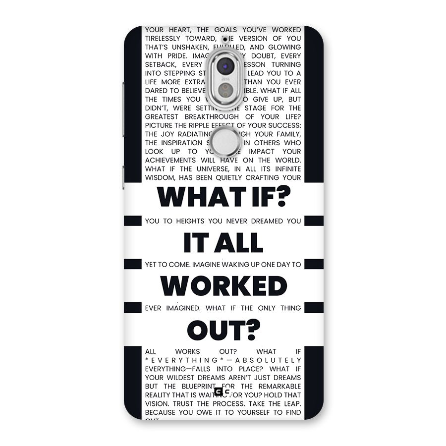 What If Back Case for Nokia 7
