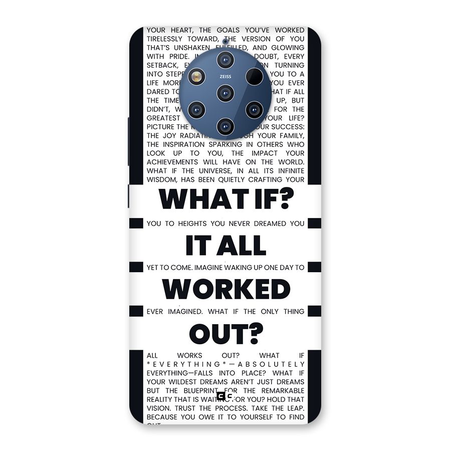 What If Back Case for Nokia 9 PureView