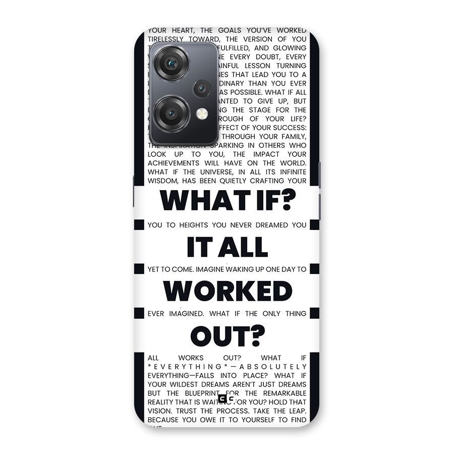What If Back Case for OnePlus Nord CE 2 Lite 5G