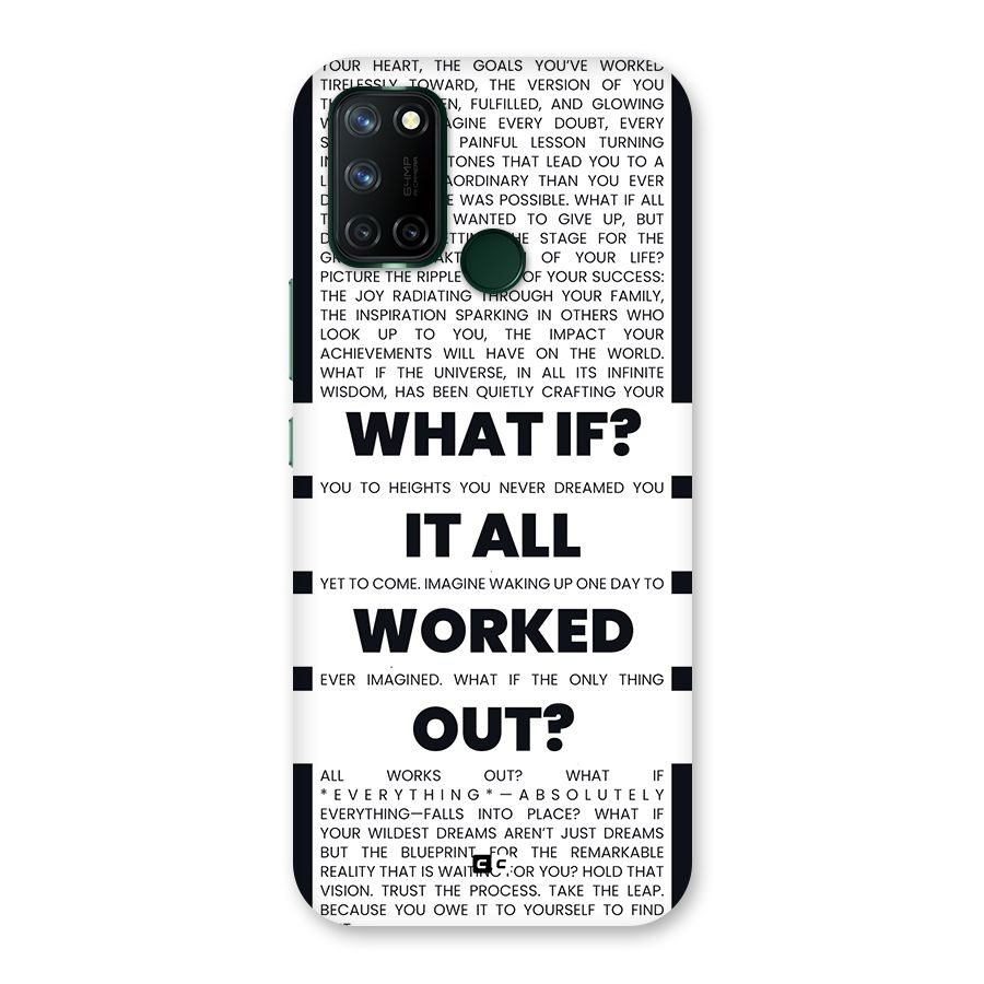 What If Back Case for Realme 7i