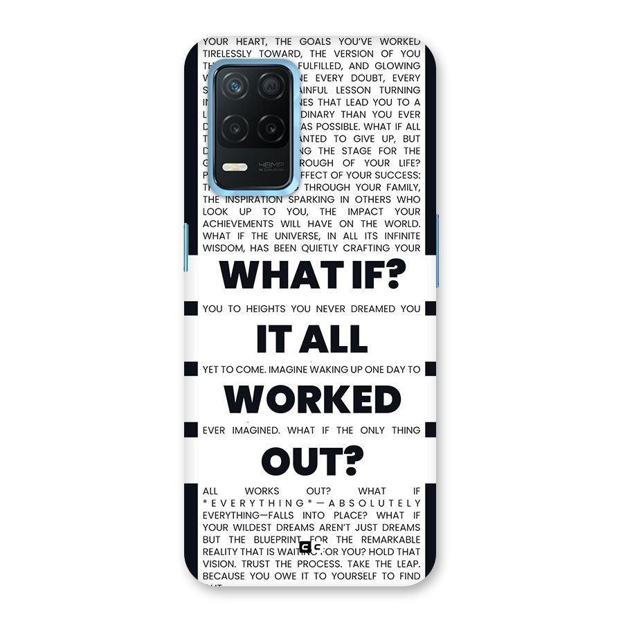 What If Back Case for Realme 8 5G